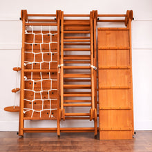 Load image into Gallery viewer, Avenlur Chestnut - 8-in-1 Eco-Friendly Wooden Jungle Gym for Toddlers