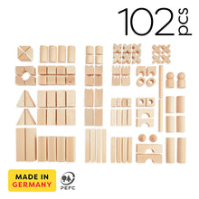 Load image into Gallery viewer, Basic Building Blocks 102 Piece Extra Large Wooden Starter Set