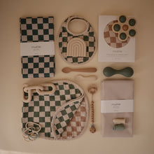 Load image into Gallery viewer, Mushie Organic Cotton Muslin Burp Cloth 2-Pack