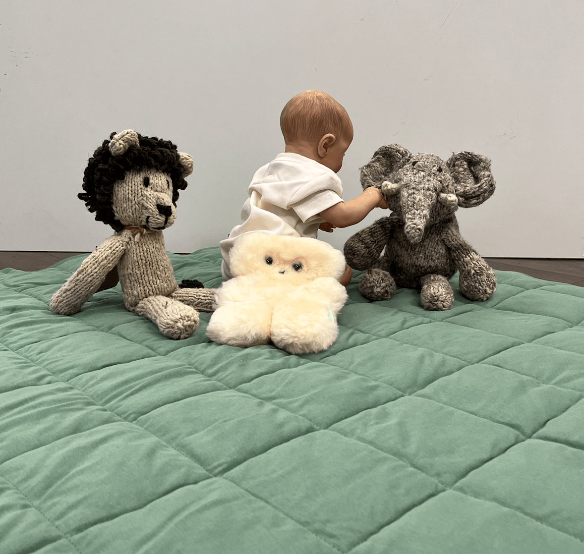 Finn + Emma Organic Play Mat | Round | Basil Green