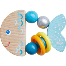 Load image into Gallery viewer, HABA Rattlefish Wooden Eco-Friendly Non-Toxic Baby Rattle
