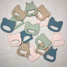 Load image into Gallery viewer, Bear Silicone Sensory Teether