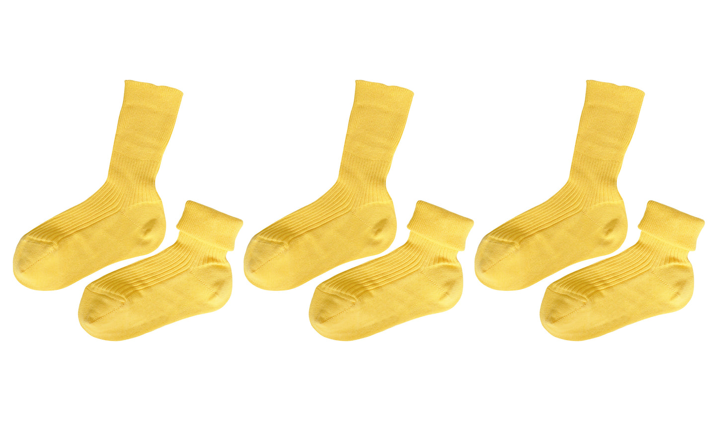 tittimitti® 100% Organic Cotton Kids Socks (3-Pack) – Made in Italy, Unisex, Soft & Breathable for Boys & Girls.