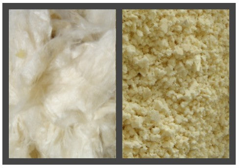 Shredded Kapok / Latex Blend Luxury Organic Stuffing for pillows cushions pet beds - biodegradable