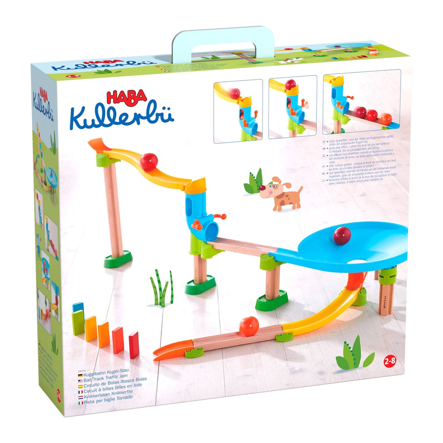 HABA Kullerbu Traffic Jam Ball Marble Run Track Set