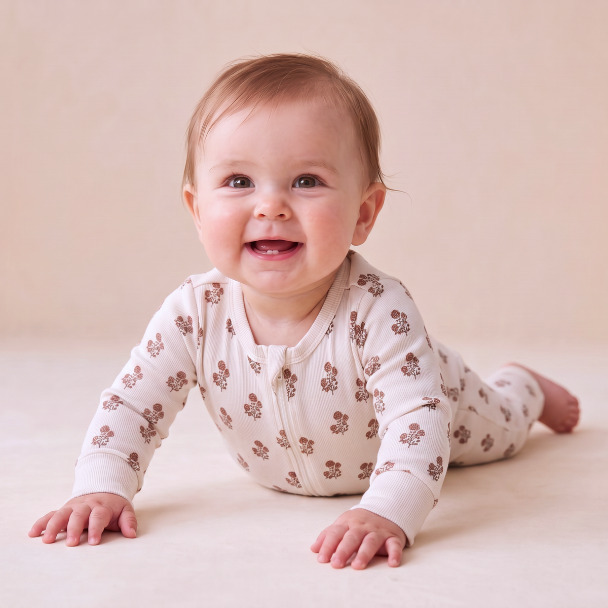 Organic Cotton 2-Way Zip Romper with Convertible Footies & Mittens for Babies – Loom