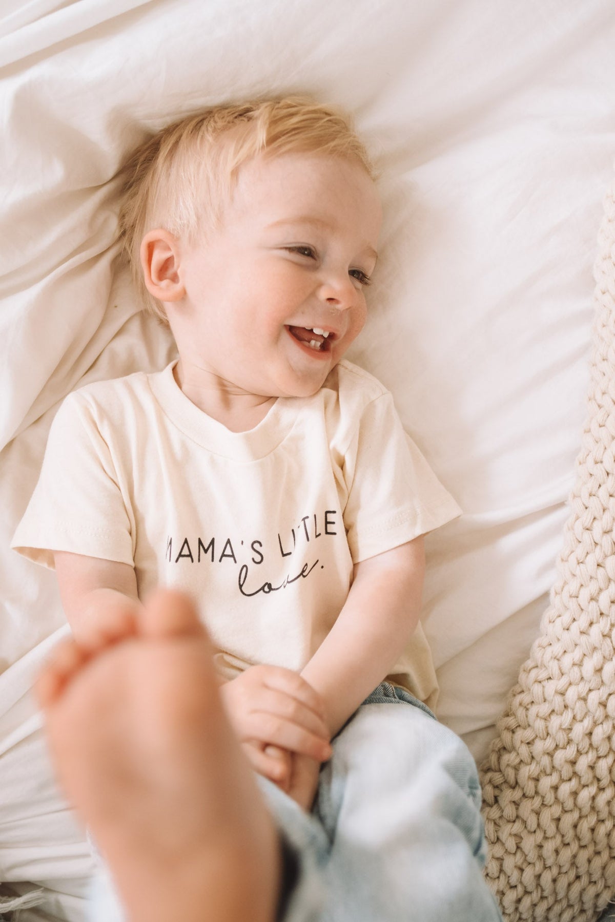 Mama’s Little Love Organic Cotton Kids T-Shirt – Short Sleeve, 2T–6T