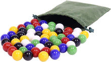 Load image into Gallery viewer, Bag of 60 Glass Marbles for Chinese Checkers Game, Large 3/4" (18mm)