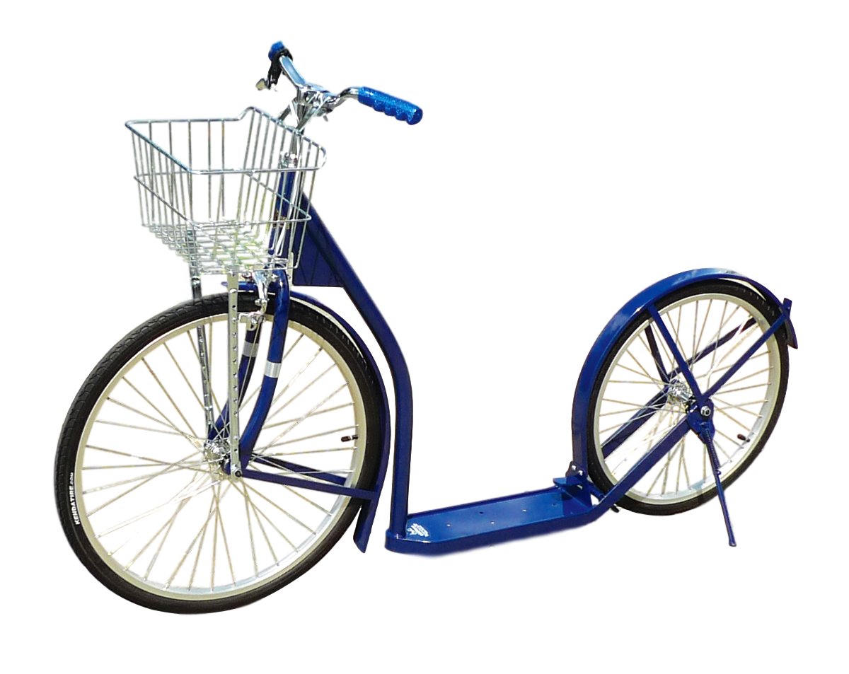 Amish-Made Deluxe Kick Scooter Bike, 24" Front Wheel 20" Rear Wheel, Adult-Size