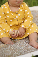 Load image into Gallery viewer, Amish-Made Wooden 3-Ring Baby Rattle Toy - Unfinished Wood - 3-4" Long