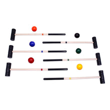 Load image into Gallery viewer, Amish-Made Deluxe Flag Croquet Golf Game Set, With Duffel Carry Bag