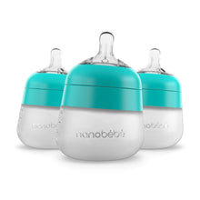 Load image into Gallery viewer, Nanobébé Flexy Silicone Baby Bottle | 5 oz Newborn Size