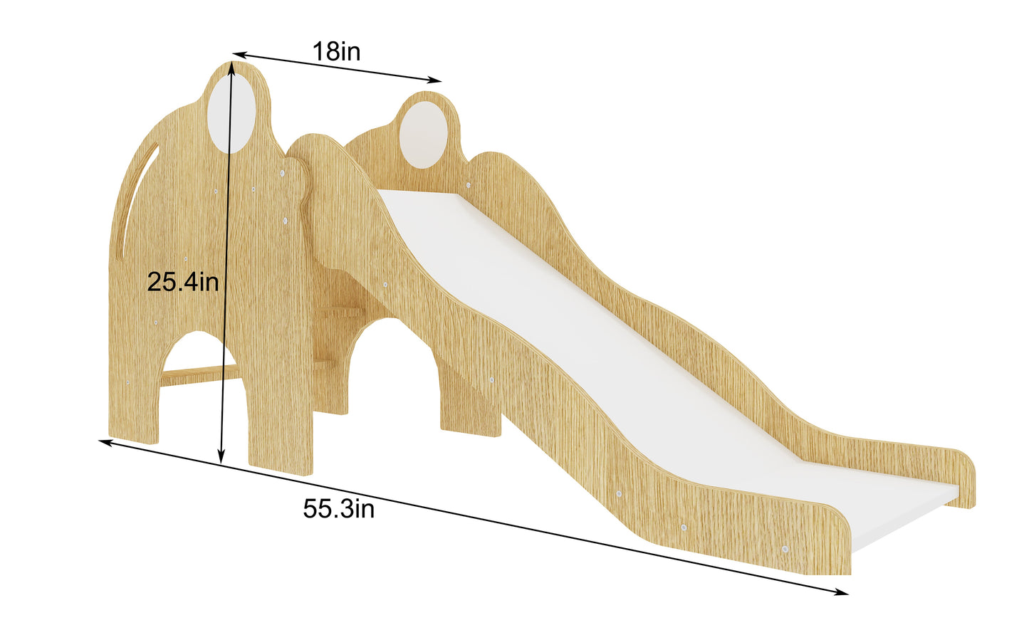 Avenlur Nima- Eco-Friendly Wooden Baby Toddler Elephant Slide