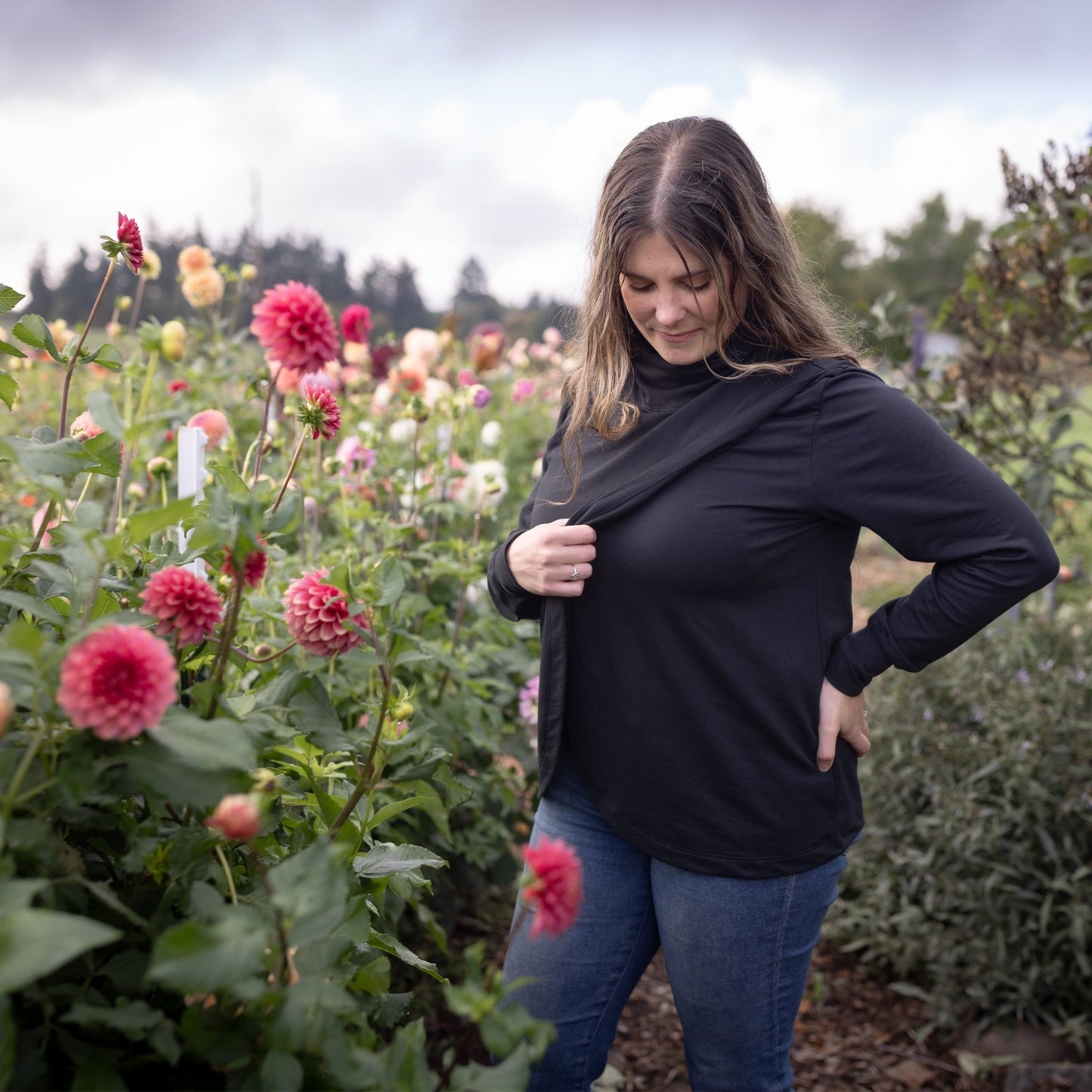 Nunuy Eternal Love Organic Cotton Nursing Sweater