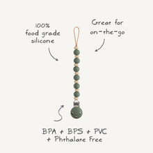 Load image into Gallery viewer, Silicone Pacifier Clip | Luna