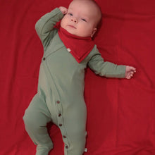 Load image into Gallery viewer, footie | Basil Green