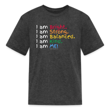 Load image into Gallery viewer, Affirmations Mantra Organic Kids' T-shirt - heather black