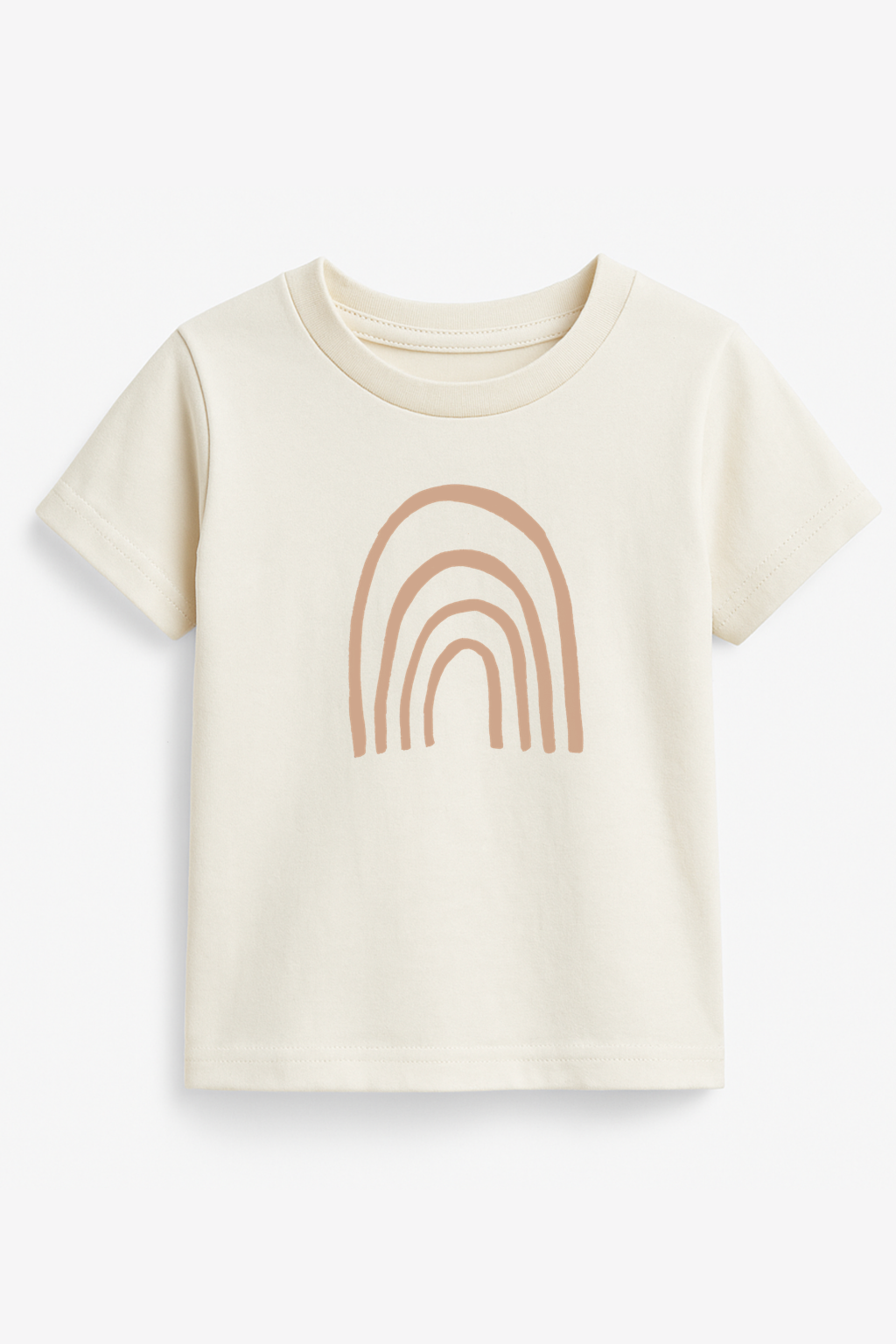 Rainbow Clay Organic Cotton Toddler T-Shirt – Short Sleeve, 2T–6T