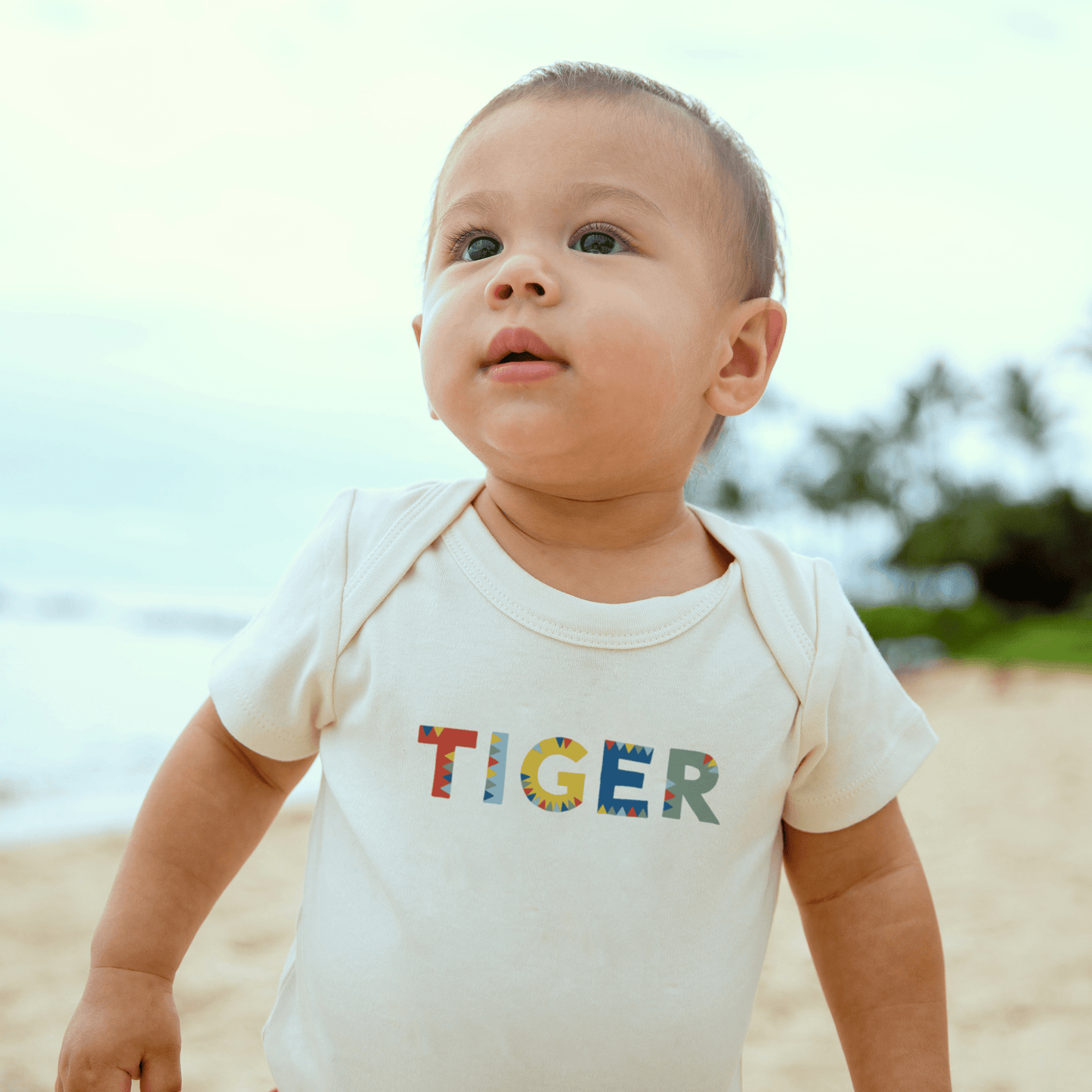 graphic bodysuit | tiger