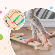Load image into Gallery viewer, Tiny Land® Eco-Friendly Kids' Wooden Balance Beam