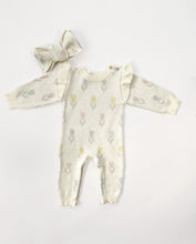 Load image into Gallery viewer, Luna + Luca Tulip Jacquard Jumpsuit