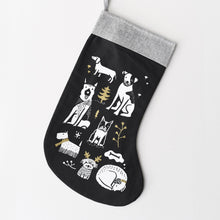 Load image into Gallery viewer, Wee Gallery Organic Cotton Eco-Friendly Christmas Stocking | Festive Pups