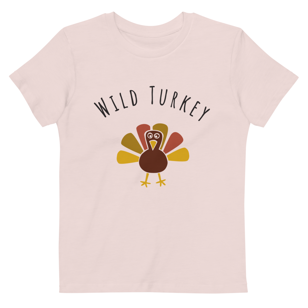 Wild Turkey Organic Fall Kids T-shirt