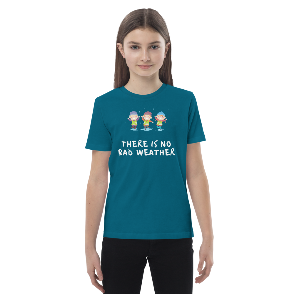 No Bad Weather Fall Organic Kids T-shirt