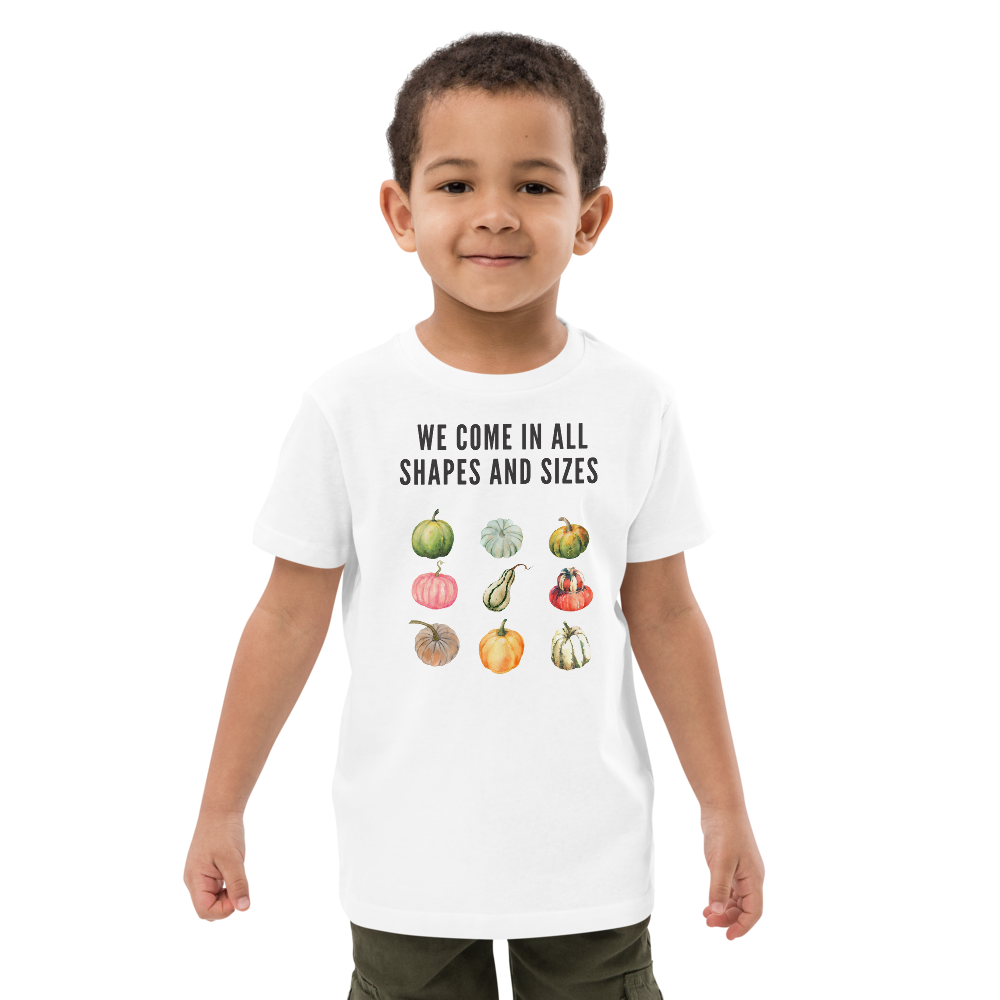 Organic Cotton Kids’ T-Shirt – Fall Pumpkins Design | Soft & Eco-Friendly