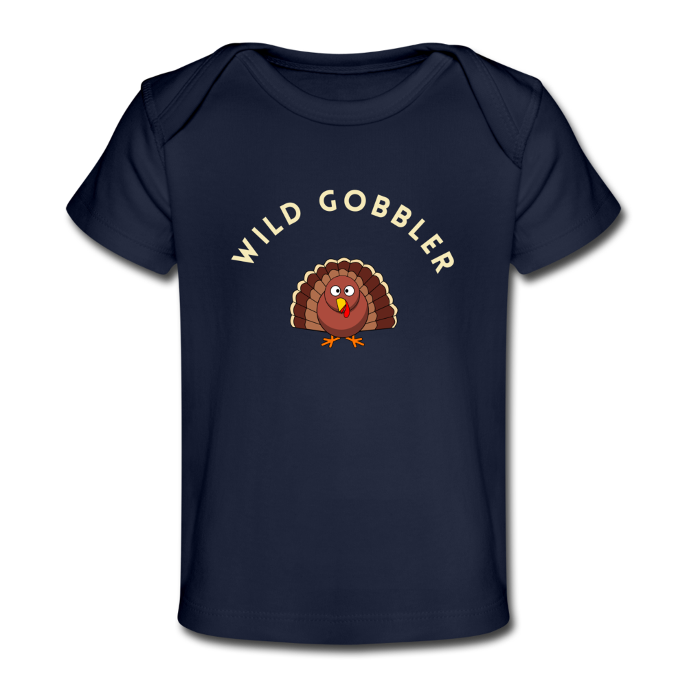 Wild Gobbler Organic Baby T-Shirt - dark navy
