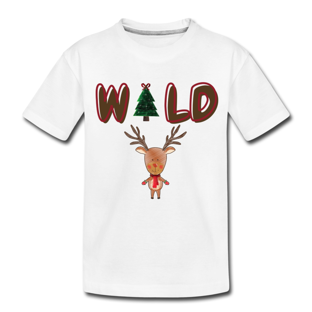 Wild Organic Kids' T-shirt - white