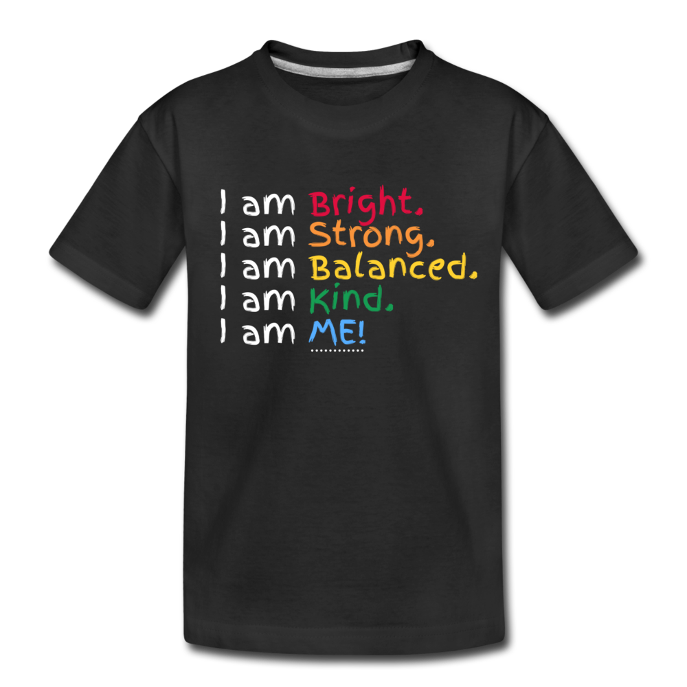 School Mantra Organic Toddler T-shirt - black