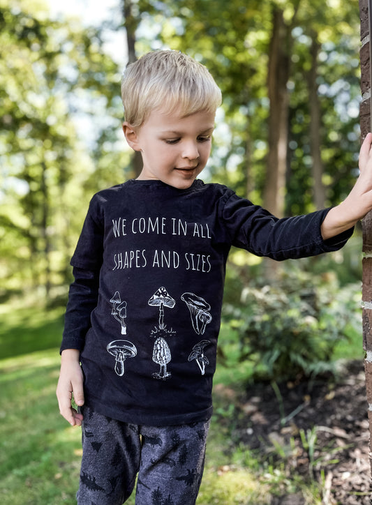 Celebrate Diversity with Our "We Come in All Shapes and Sizes" Organic Shirts