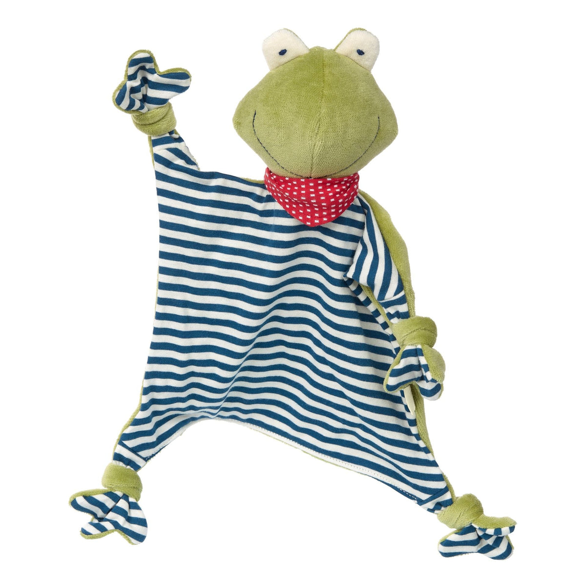 sigikid Organic Cotton Frog Lovey Blankie with Organic Lambswool