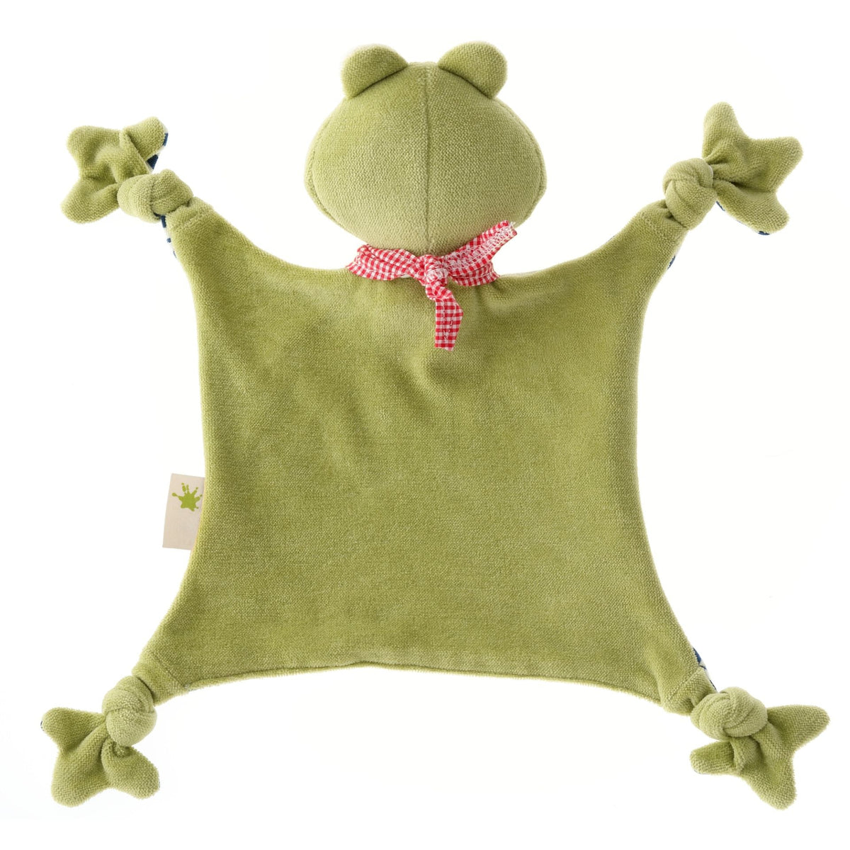 sigikid Organic Cotton Frog Lovey Blankie with Organic Lambswool