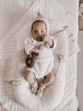 Load image into Gallery viewer, Luna + Luca Novelty Knit Romper - White
