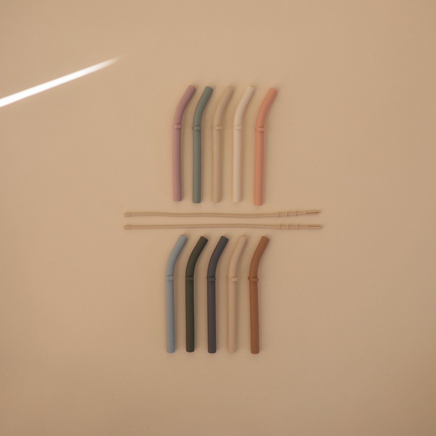 Mushie Silicone Replacement Baby Toddler Cup Straws - 5 Pack