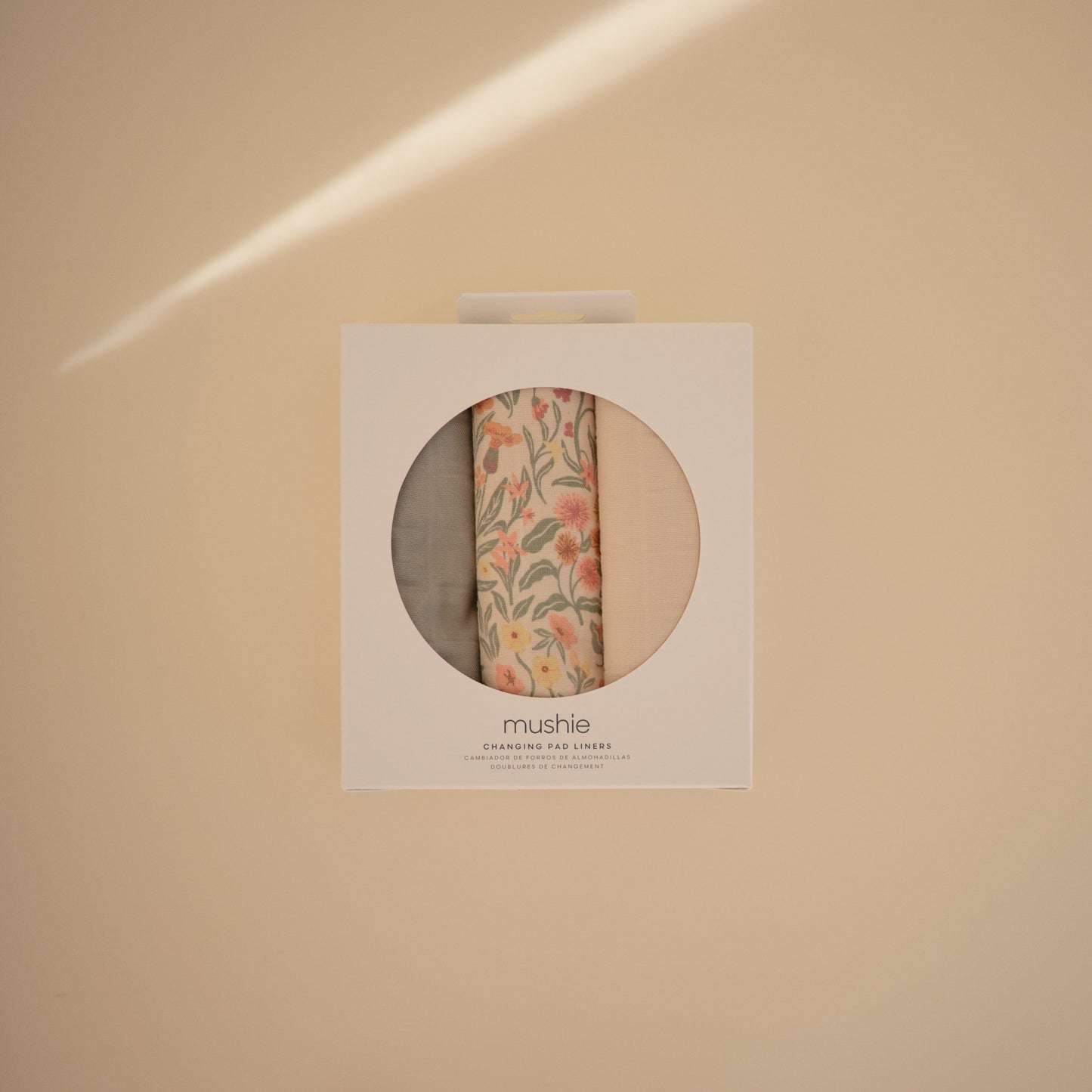 Mushie Organic Cotton Muslin Changing Pad Liners