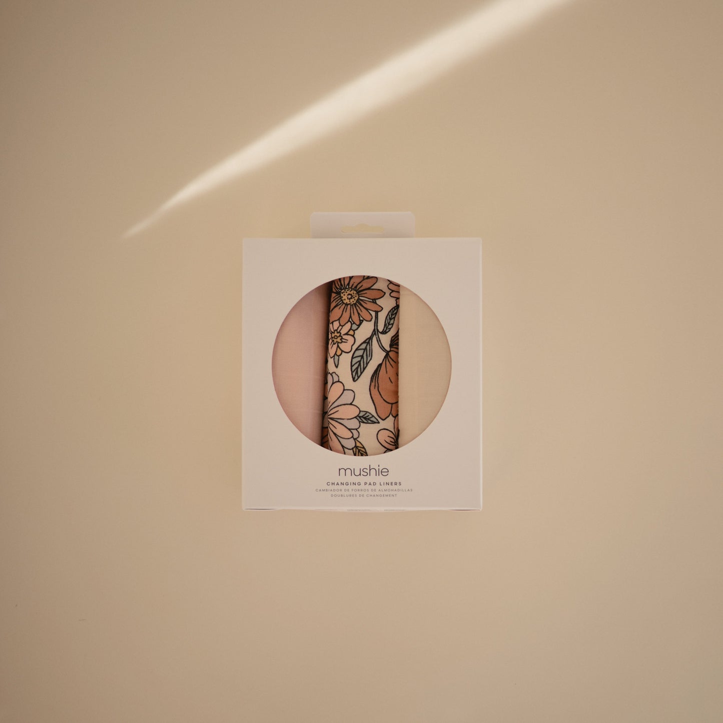 Mushie Organic Cotton Muslin Changing Pad Liners