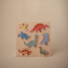 Load image into Gallery viewer, Wooden Dino Puzzle
