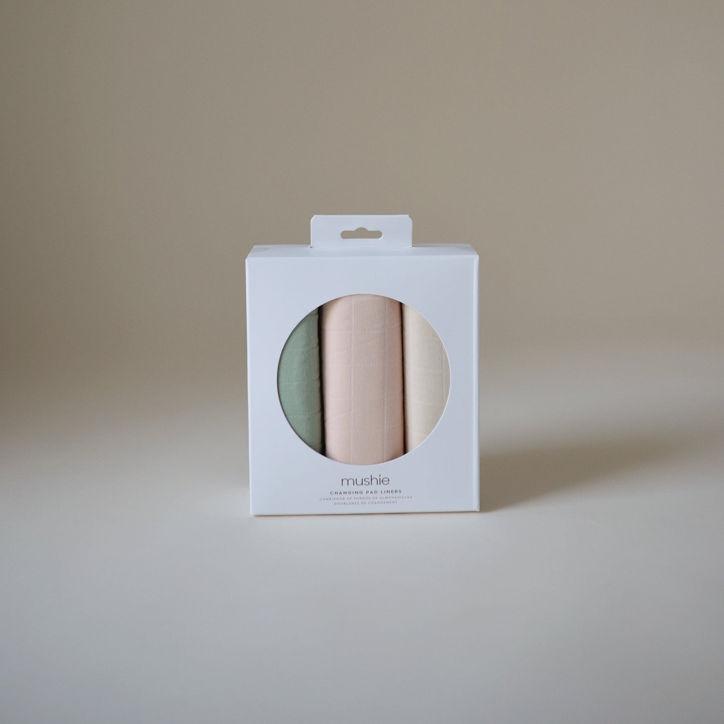 Mushie Organic Cotton Muslin Changing Pad Liners