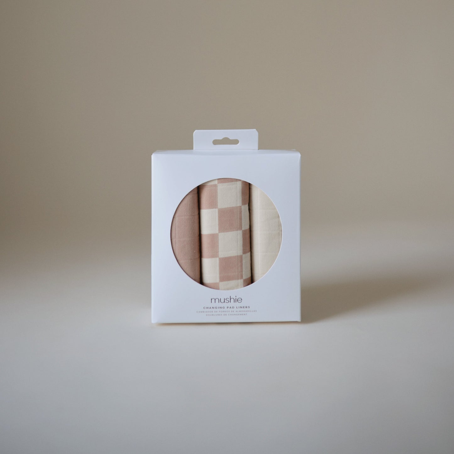 Mushie Organic Cotton Muslin Changing Pad Liners