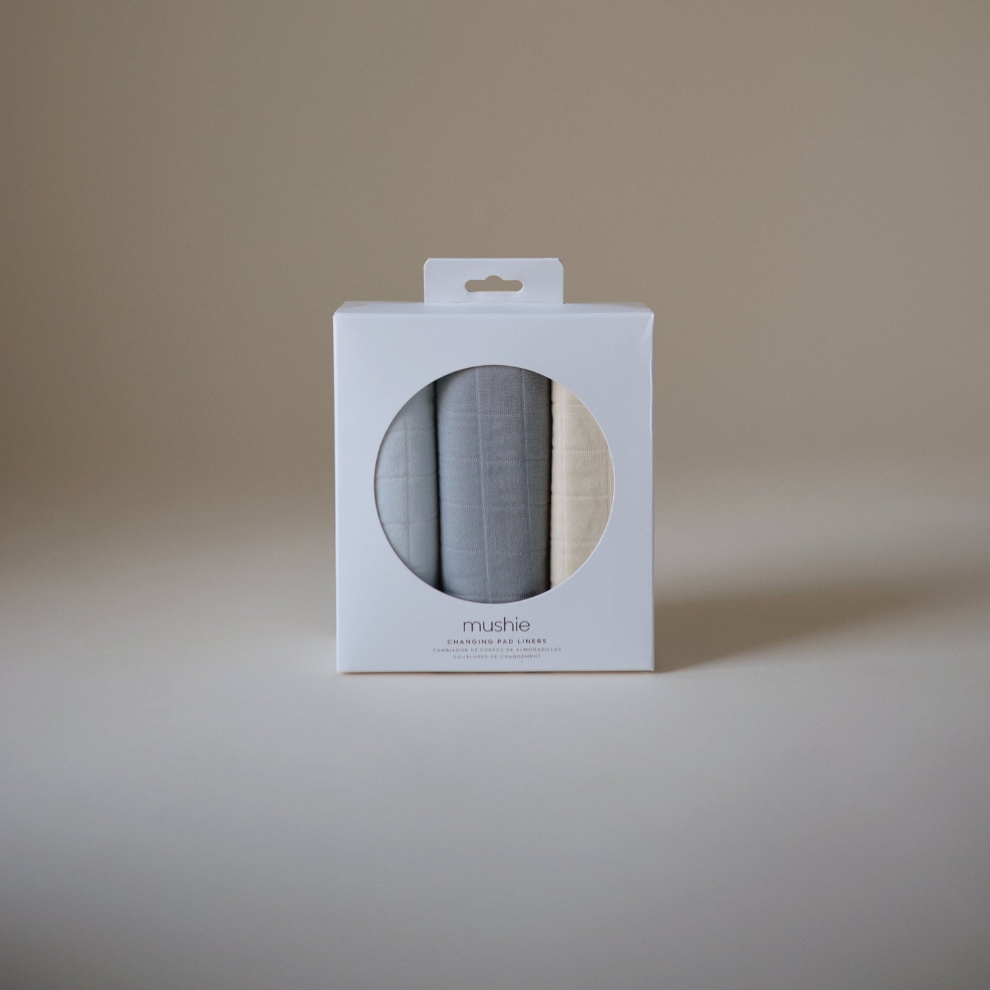 Mushie Organic Cotton Muslin Changing Pad Liners