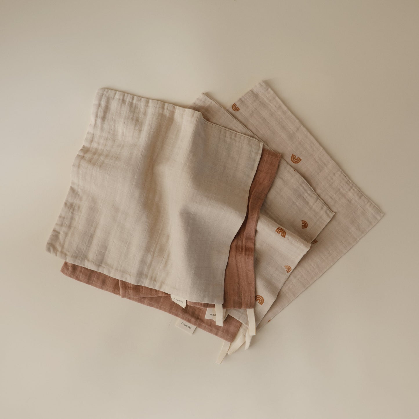 Mushie Organic Muslin Cotton Washcloth
