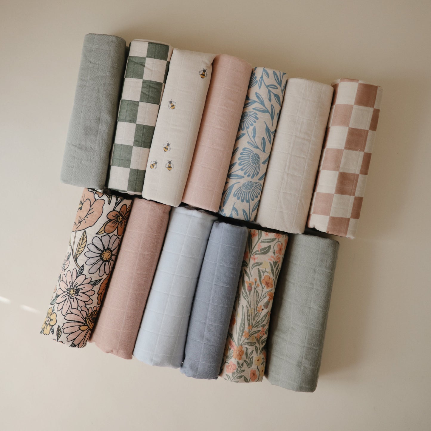 Mushie Organic Cotton Muslin Changing Pad Liners