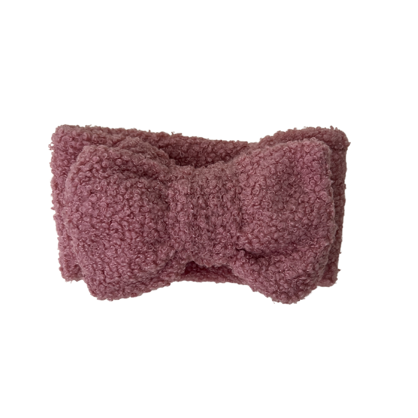 Luna + Luca Teddy Headband - Dark Rose
