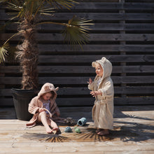 Load image into Gallery viewer, Mushie Organic Cotton Bear Bath Robe for Toddlers and Little Kids
