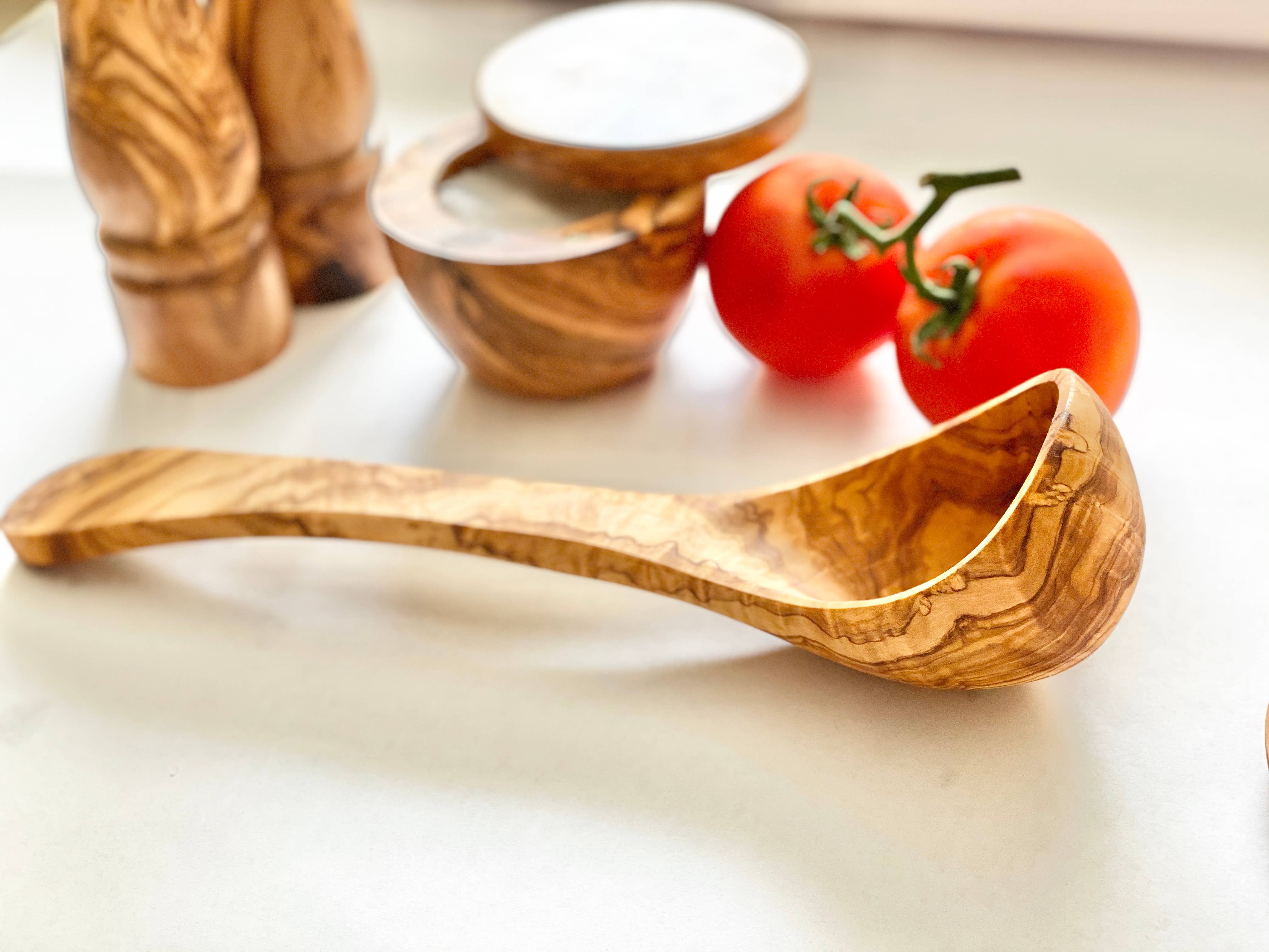 Olive Wood Ladle - Thumbnail 2