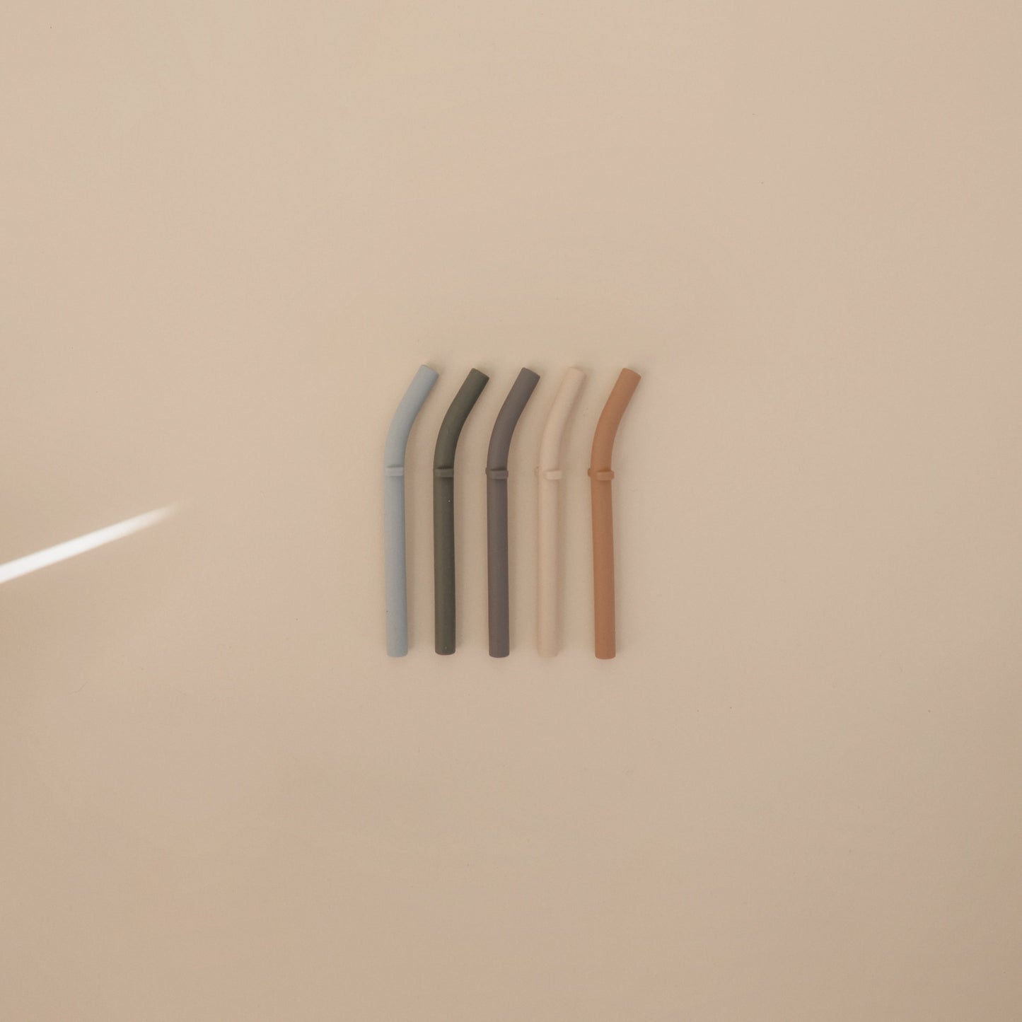 Mushie Silicone Replacement Baby Toddler Cup Straws - 5 Pack