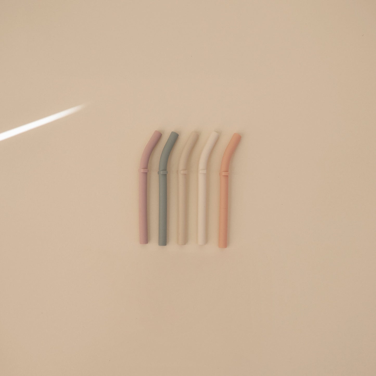 Mushie Silicone Replacement Baby Toddler Cup Straws - 5 Pack